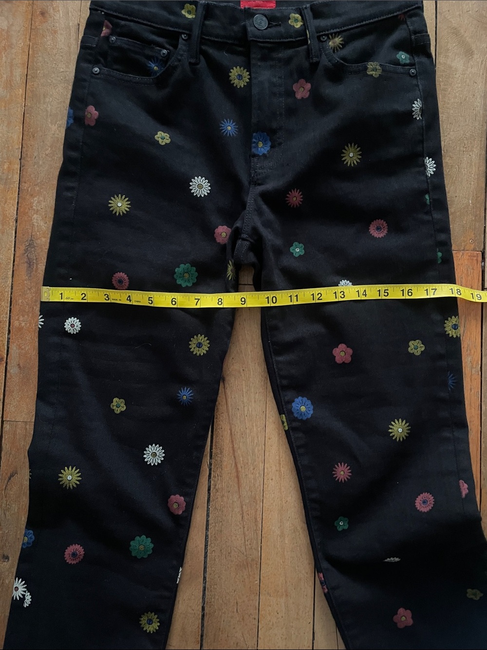 MOTHER The Insider Flood Flare Fresh as a Daisy Jean -Size 28 - Picture 8 of 12